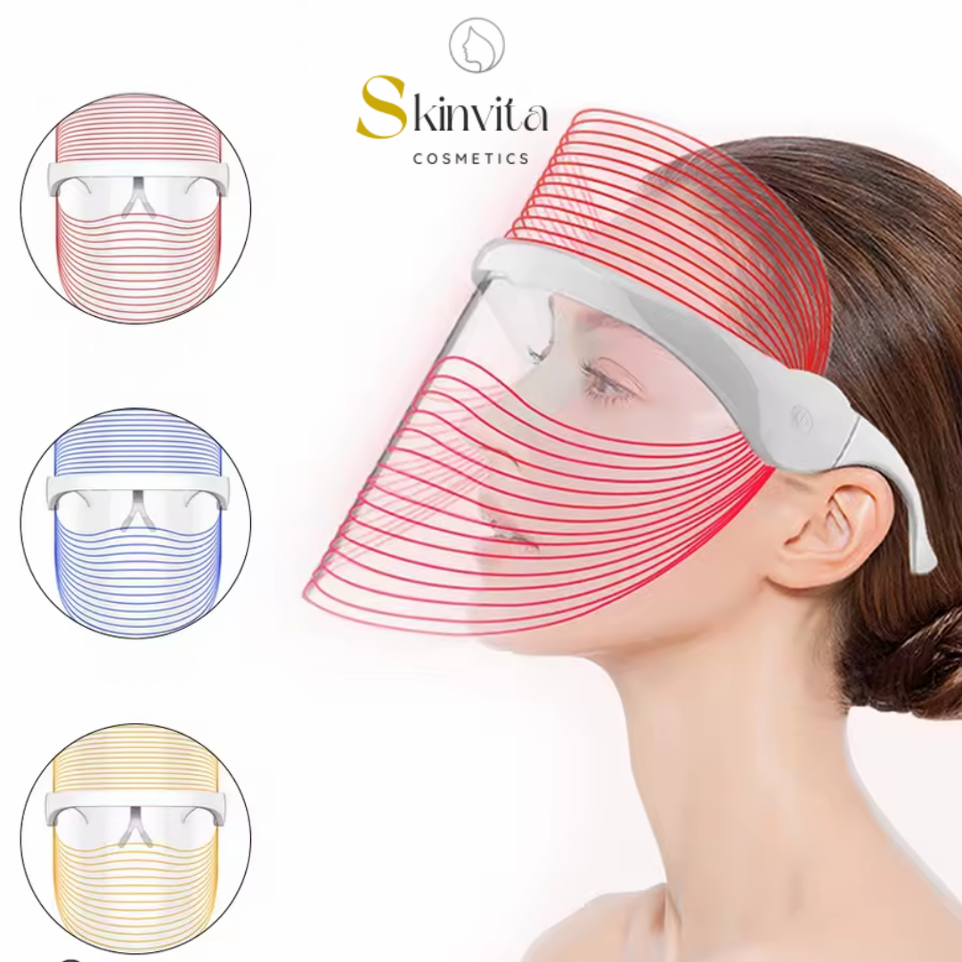 Led skin therapy mask