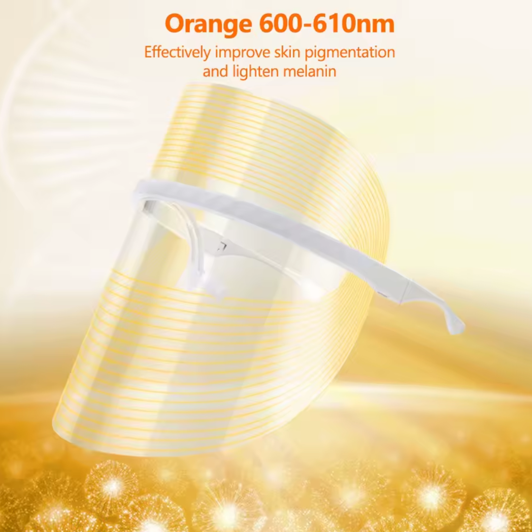 Led skin therapy mask
