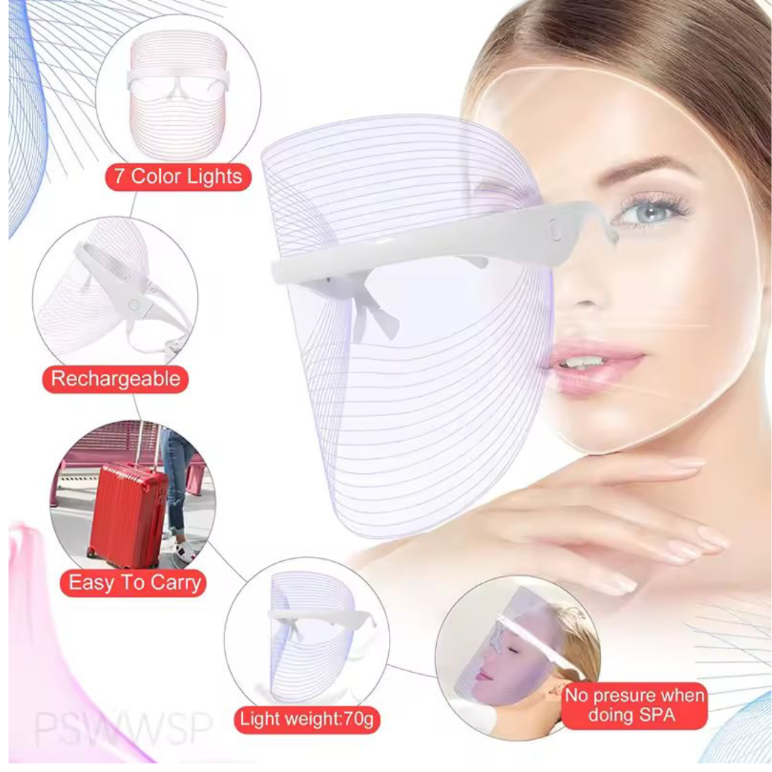 Led skin therapy mask