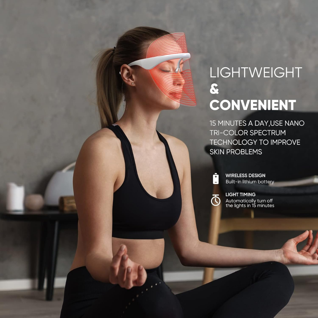 Led skin therapy mask