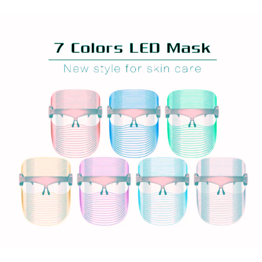 Led skin therapy mask